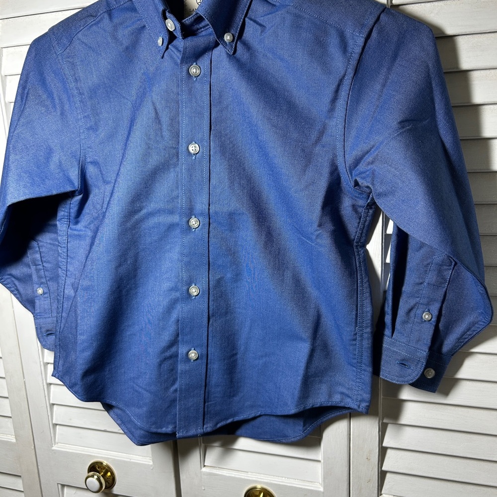 Land’s End Boys Button Down Shirt Size 5-6 Never Worn